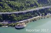 Luftaufnahme EISENBAHN/Bahnen bei Schloss Chillon - Foto Schloss Chillon 4372